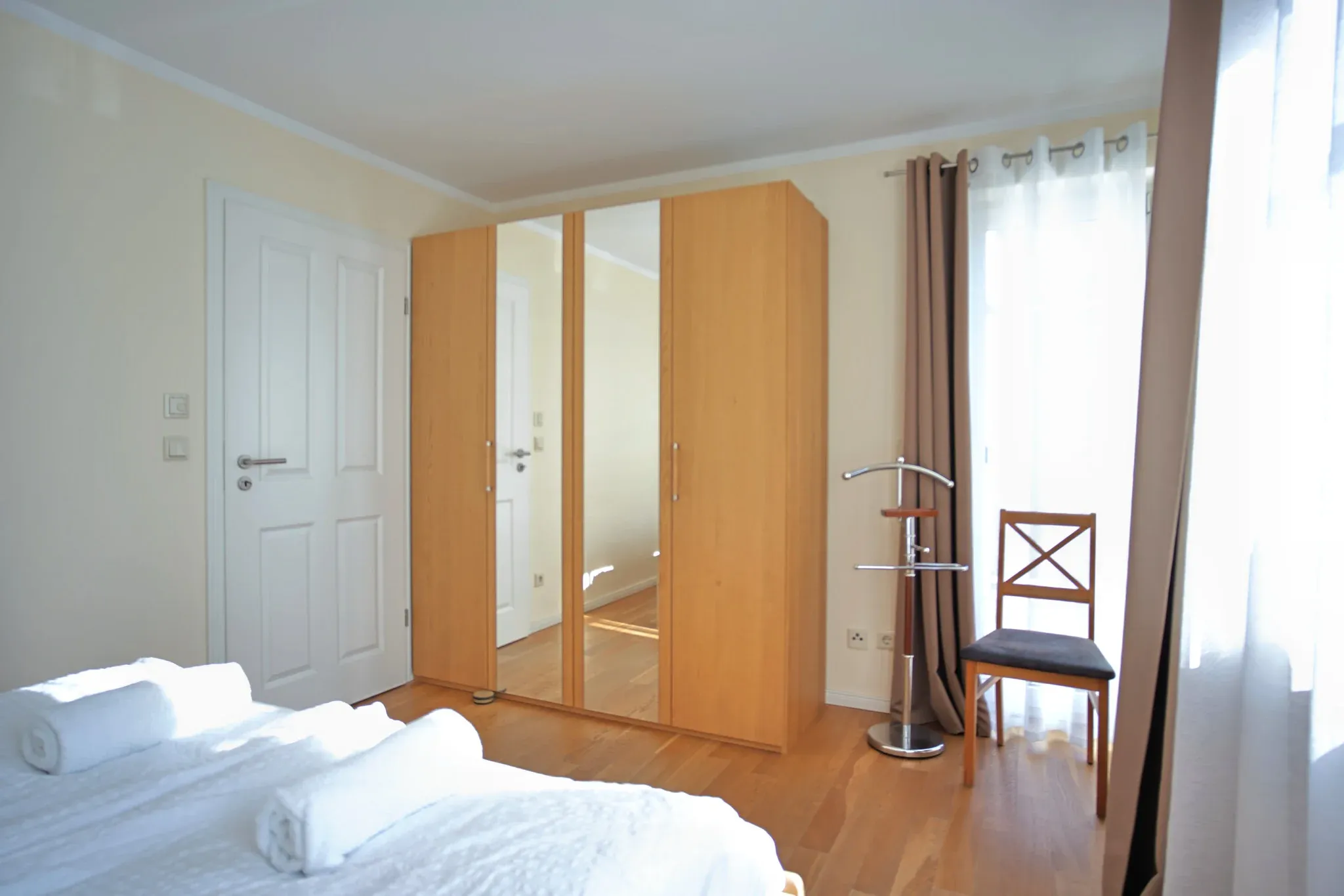 Schlafzimmer - Ferienwohnung 4 - Strandvilla Börgerende