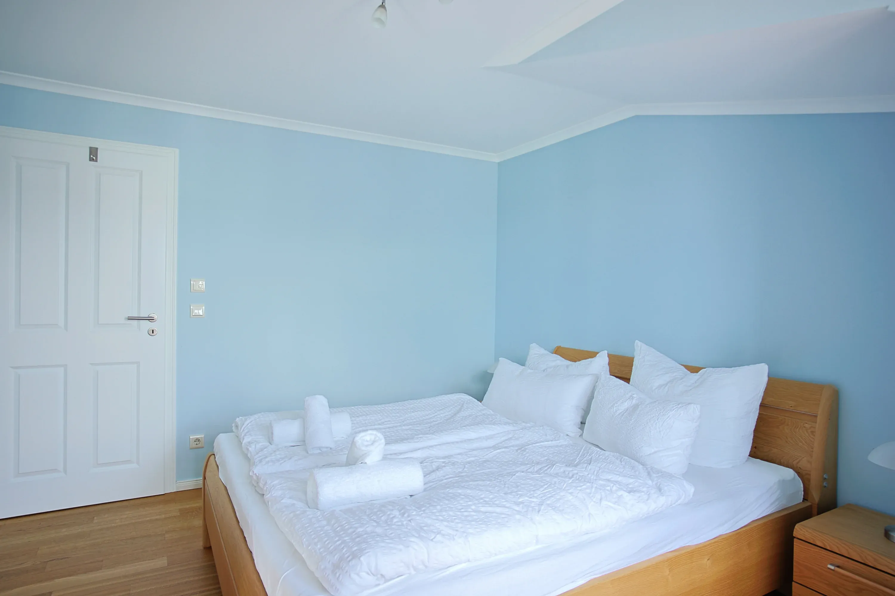 Schlafzimmer - Ferienwohnung 8 - Strandvilla Börgerende