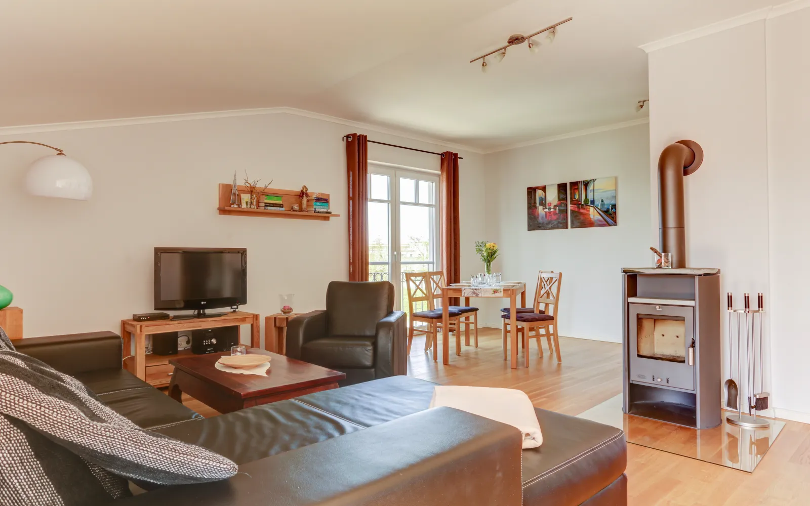 Wohnzimmer Ferienwohnung 8 Strandvilla Börgerende